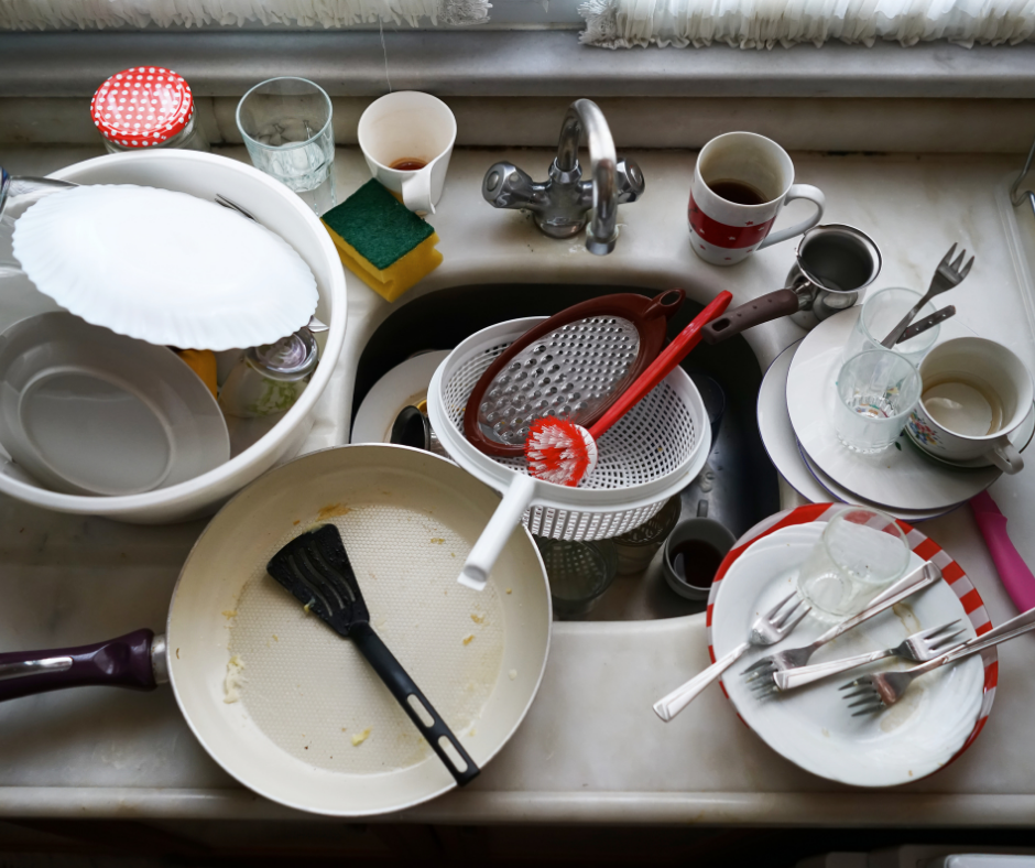 Messy kitchen