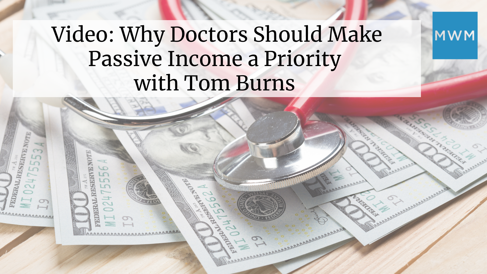 passive income for doctors