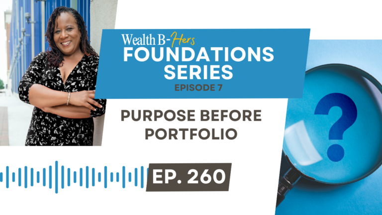 Foundations #7: Purpose Before Portfolio